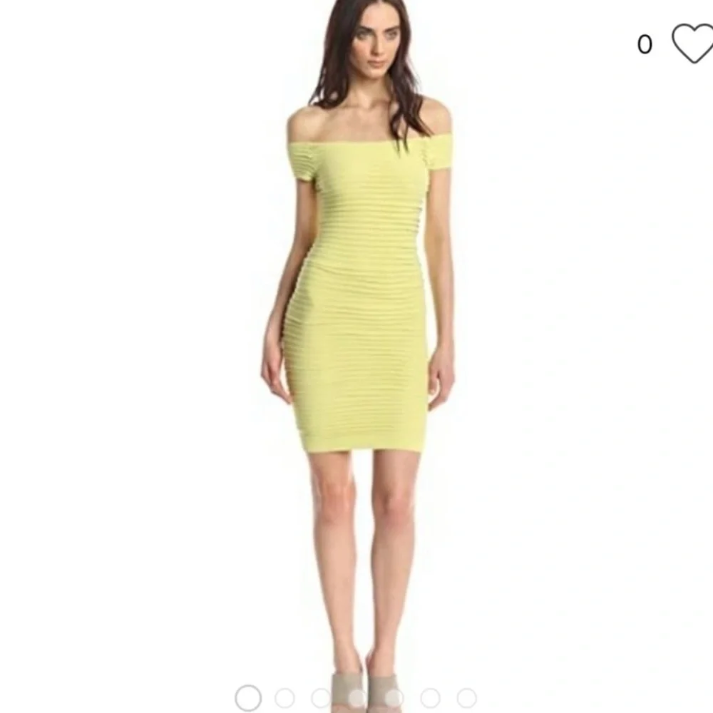 BCBGeneration Lime Green Bodycon Dress - Picture 1 of 5
